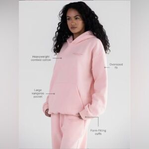 Comfrt Pastel Collection Pastel Hoodie - Bubblegum - Adult Unisex Size MEDIUM